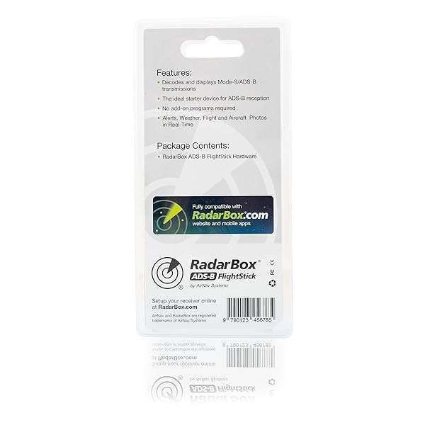 RadarBox AirNav RadarBox FlightStick: ADS-B USB Receiver with Filter, Amplifier & ESD Protection - Green Edition - View 5 of 10