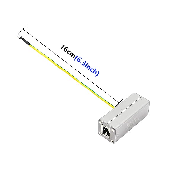 CERRXIAN Protect Your POE Devices: CERRXIAN RJ45 Ethernet Surge Protector for Outdoor Use - View 4 of 8