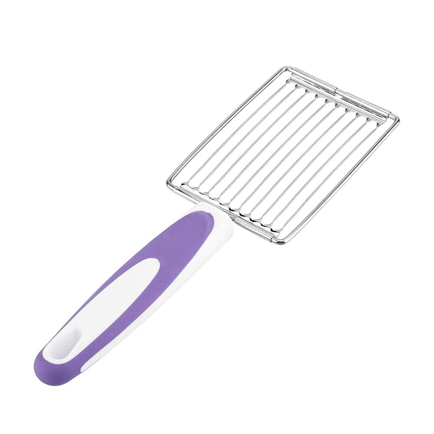 Aramox Stainless Steel Luncheon Meat Cutter and Slicer for Fruits Cheese Eggs and Tomatoes with Comfortable Handle - View 8 of 9