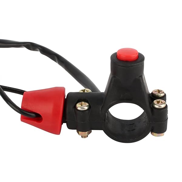 Acouto Universal 12V Engine Kill Switch Tether for Motorcycle, ATV, Dirt Bike & Boat - Safety Cord Lanyard Stop Switch - View 7 of 10