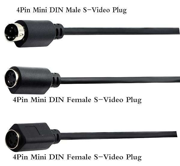 zdyCGTime ZdyCGTime 11-Inch S-Video Y Splitter Cable - Black Electronic Adapter for Enhanced Connectivity - View 4 of 8