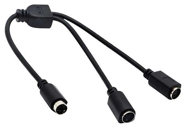 zdyCGTime ZdyCGTime 11-Inch S-Video Y Splitter Cable - Black Electronic Adapter for Enhanced Connectivity - View 6 of 8