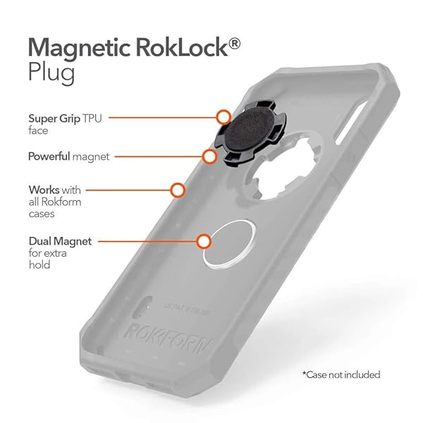 Rokform Rokform Magnetic RokLock Plug: Ultimate Phone Mounting Solution for Active Lifestyles - View 3 of 6