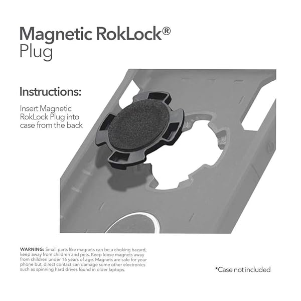 Rokform Rokform Magnetic RokLock Plug: Ultimate Phone Mounting Solution for Active Lifestyles - View 4 of 6