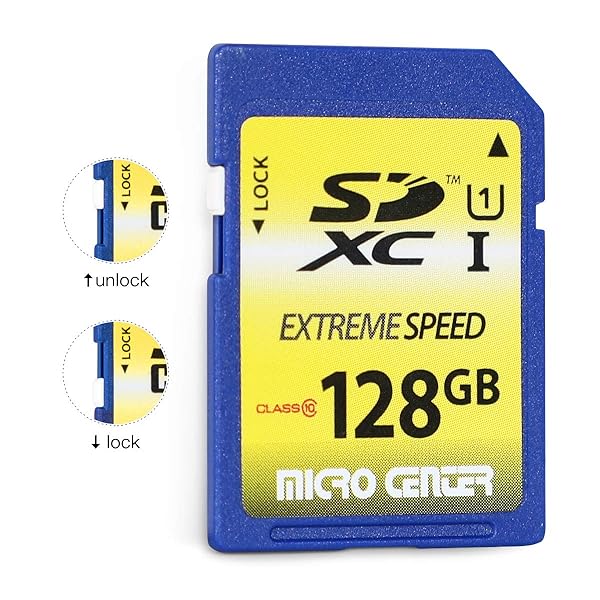 INLAND 128GB Class 10 SDXC Flash Memory Card - High-Speed UHS-I U1 for Trail Cameras | Micro Center - View 3 of 6