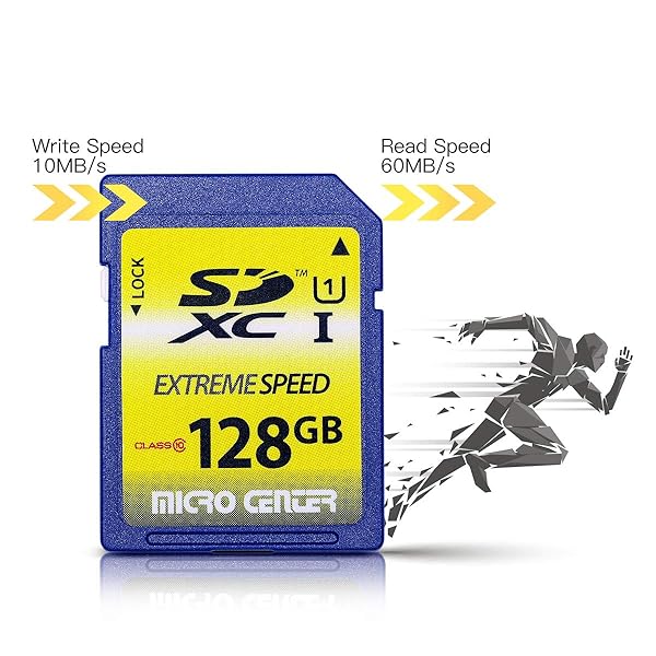 INLAND 128GB Class 10 SDXC Flash Memory Card - High-Speed UHS-I U1 for Trail Cameras | Micro Center - View 4 of 6