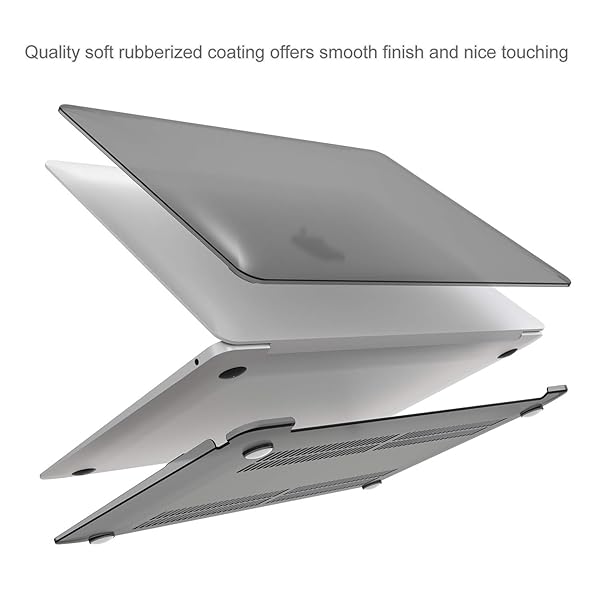 ProCase "ProCase Hard Shell for MacBook Air 13" (2018-2020) - Black Case & Keyboard Skin for A2337, A2179, A1932 Models" - View 4 of 8
