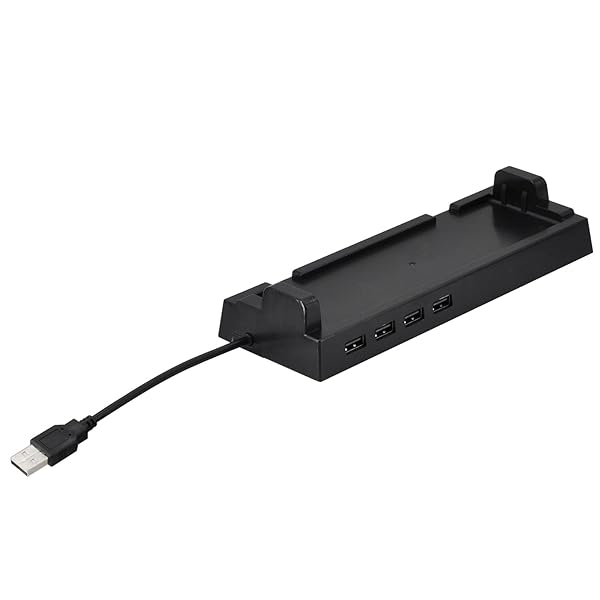 OSTENT OSTENT 4-Port USB Hub for Nintendo Switch - External Splitter & Expansion Adapter - View 3 of 9