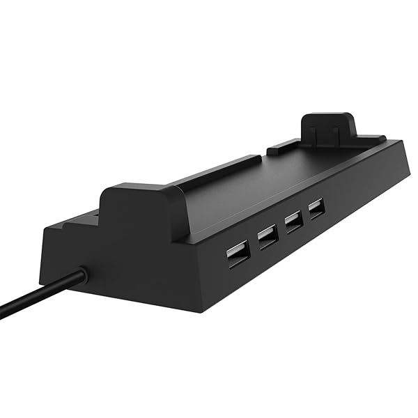 OSTENT OSTENT 4-Port USB Hub for Nintendo Switch - External Splitter & Expansion Adapter - View 4 of 9