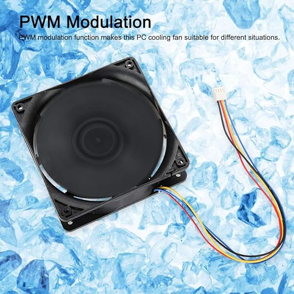 ASHATA ASHATA 7000RPM Wind-Force 4 PIN Cooling Fan 250.3CFM Efficient Heat Dissipation for Antminer Mining Systems - View 3 of 10