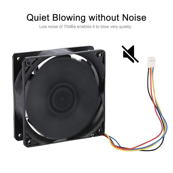 ASHATA ASHATA 7000RPM Wind-Force 4 PIN Cooling Fan 250.3CFM Efficient Heat Dissipation for Antminer Mining Systems - View 4 of 10