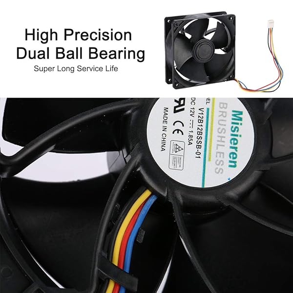 ASHATA ASHATA 7000RPM Wind-Force 4 PIN Cooling Fan 250.3CFM Efficient Heat Dissipation for Antminer Mining Systems - View 8 of 10