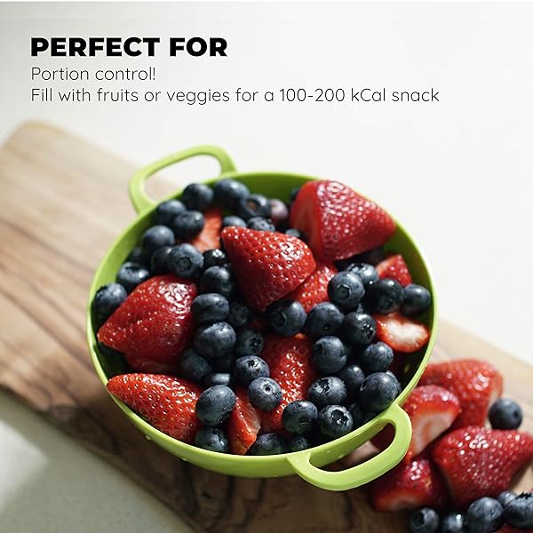 Jacent Jacent 6-Inch BPA-Free Plastic Colander with Double Handles - Perfect Strainer for Fruits, Vegetables & Pasta, Dishwasher Safe - View 5 of 7