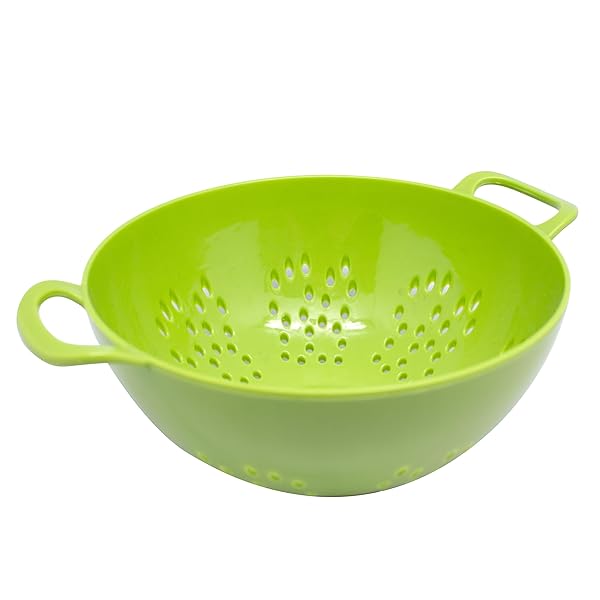 Jacent Jacent 6-Inch BPA-Free Plastic Colander with Double Handles - Perfect Strainer for Fruits, Vegetables & Pasta, Dishwasher Safe - View 2 of 7