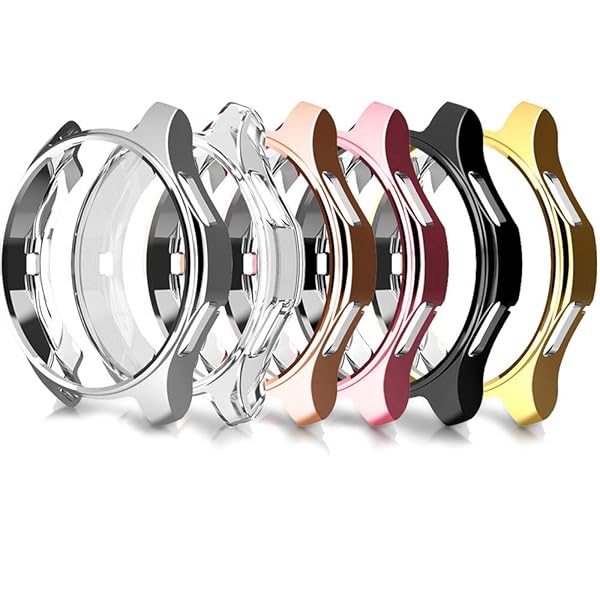 Chofit Chofit TPU Case for Galaxy Watch 42mm - Shock-Proof & Shatter-Resistant Bumper Cover (1 Pack 6 in 1) - SM-R810/SM-R815 Compatible - View 2 of 10
