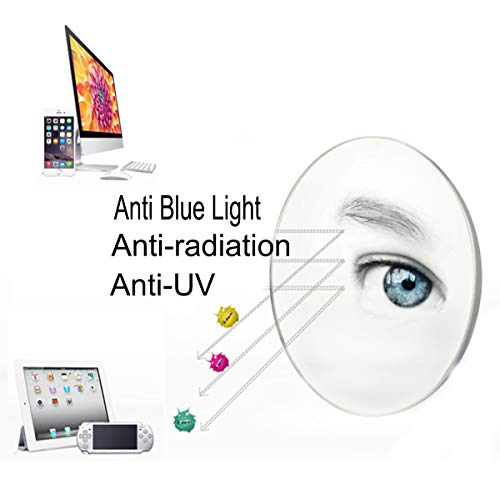 FOURCHEN FOURCHEN Anti Blue Light Glasses for Kids UV Protection Computer Eyeglasses Video Gaming Glasses in Pink Green - View 8 of 9