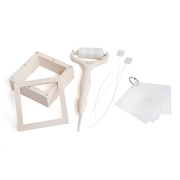 We R Memory Keepers Stitch Happy Pen Kit by We R Memory Keepers - 30-Piece Punch Needle Frame & Threaders Set - View 4 of 9