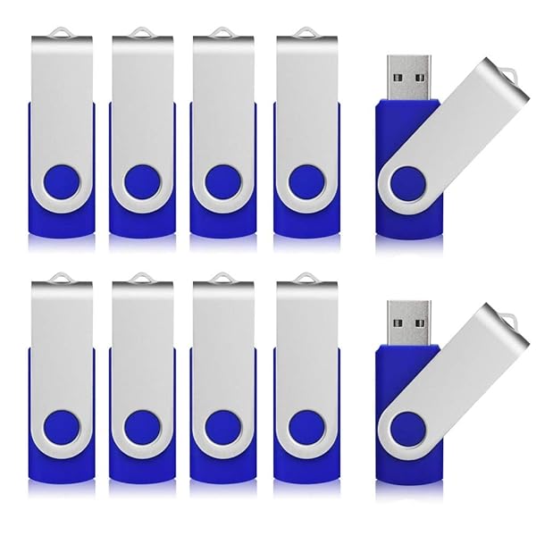 Aiibe Buy Aiibe 32GB USB Flash Drive 10 Pack - Swivel Design, Bulk Storage Solution for Easy Data Transfer