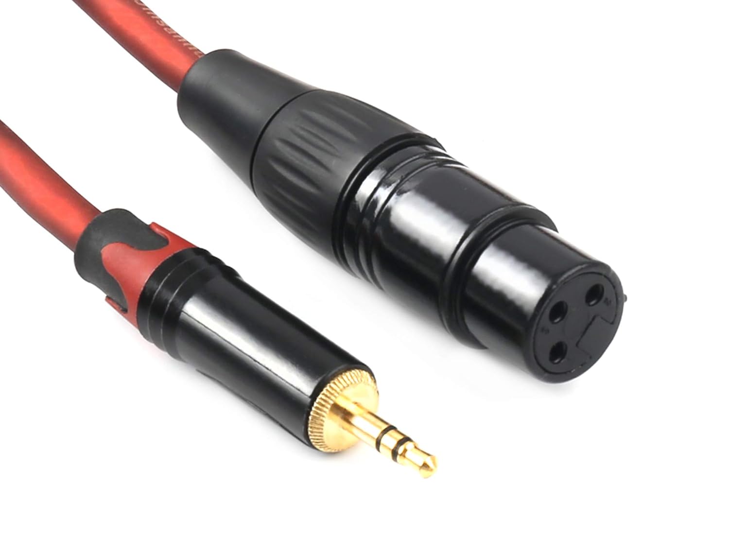 Devinal Devinal 10 Feet XLR to 1/8 Inch Balanced Microphone Cable 3.5mm to XLR Female Adapter for Computer Cameras Speakers - View 2 of 4