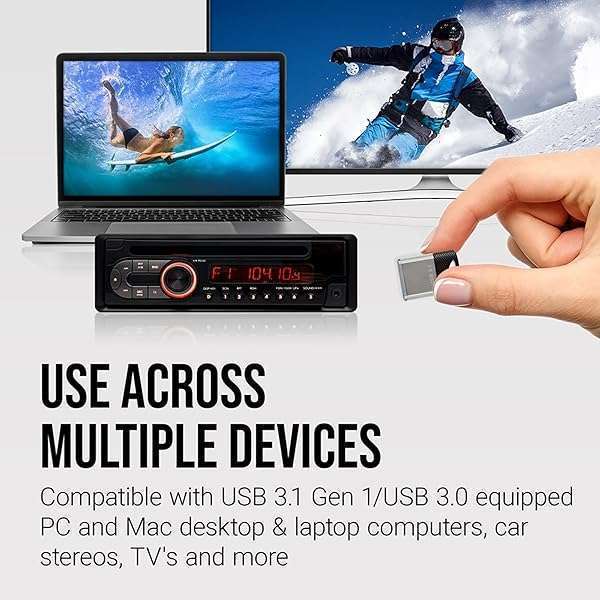 PNY PNY 256GB Elite-X Fit USB 3.1 Flash Drive - High-Speed 200MB/s, Compact Black/Gray Design - View 8 of 9