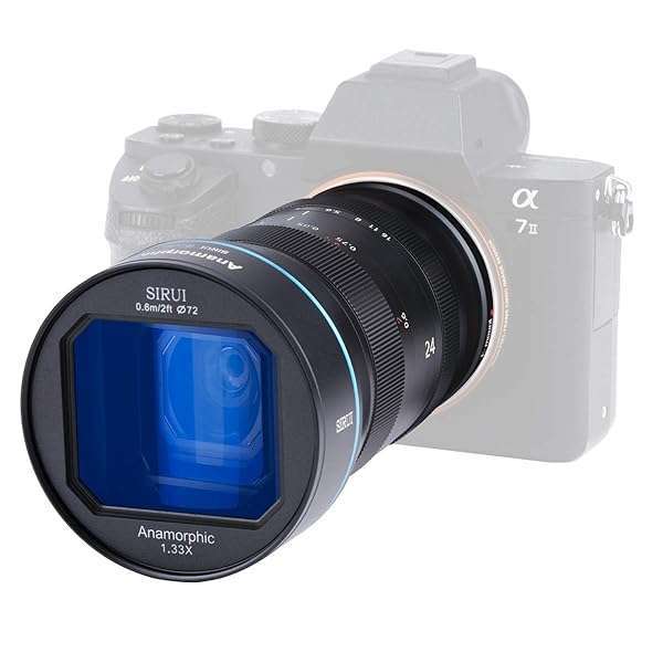 Sirui SIRUI 24mm Anamorphic Lens F2.8 1.33X for APS-C & MFT Cameras - Capture Stunning Blue Flare Effects - View 5 of 11