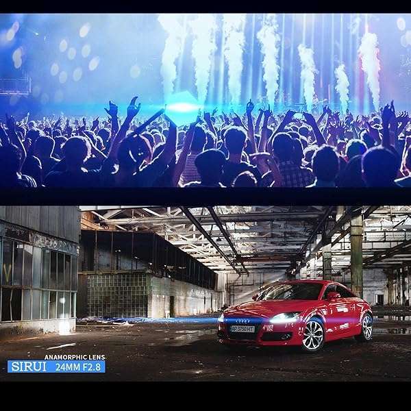 Sirui SIRUI 24mm Anamorphic Lens F2.8 1.33X for APS-C & MFT Cameras - Capture Stunning Blue Flare Effects - View 9 of 11