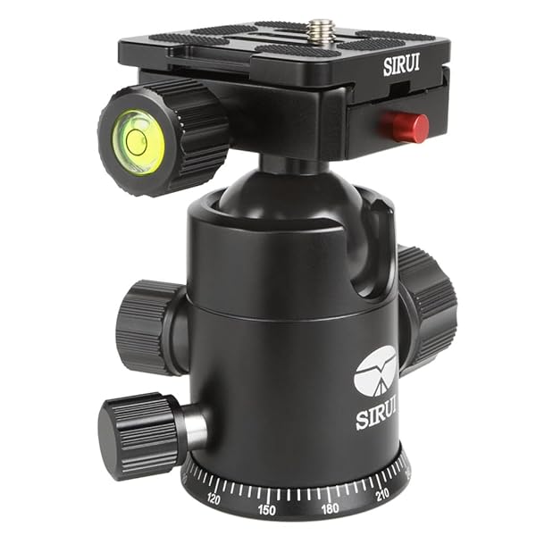 Buy SIRUI AM-02G Ball Head: Quick Release, Safety Lock, 20kg Load, Acra Swiss Compatible