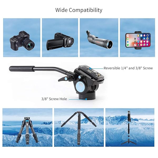 Sirui Buy SIRUI AM-5V Fluid Video Head: Lightweight Tripod with Quick Release for Smooth Video Shooting - View 5 of 10