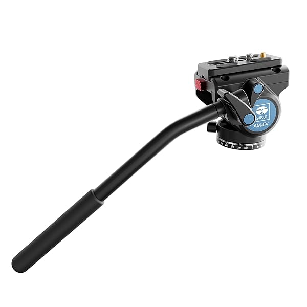 Buy SIRUI AM-5V Fluid Video Head: Lightweight Tripod with Quick Release for Smooth Video Shooting