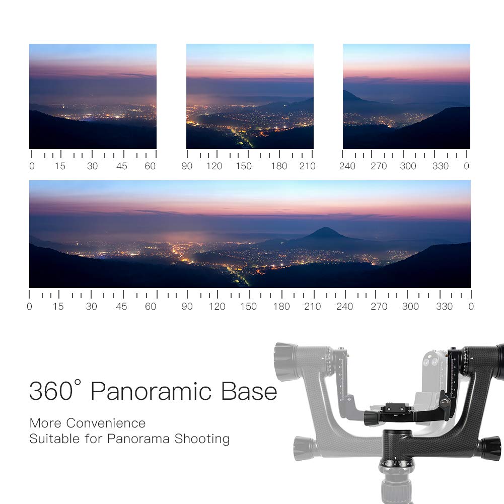 Sirui Buy SIRUI PH-Series Carbon Fiber Gimbal Head PH-10 for Ultimate Stability & Precision - View 6 of 8