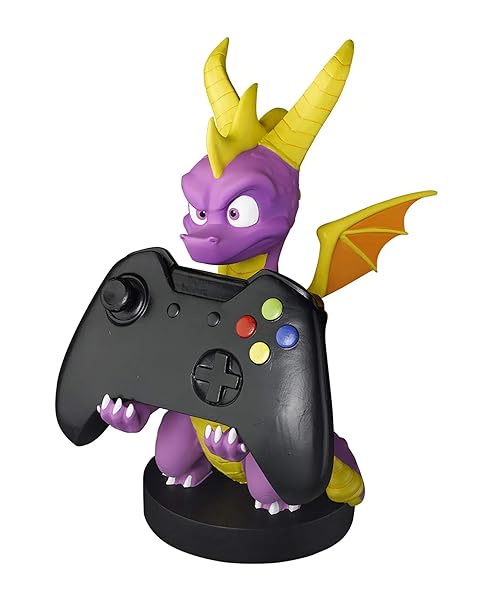 Exquisite Gaming Exquisite Gaming Spyro The Dragon: Mobile Phone & Controller Holder, Cable Guys Figure - Shop Now! - View 3 of 6