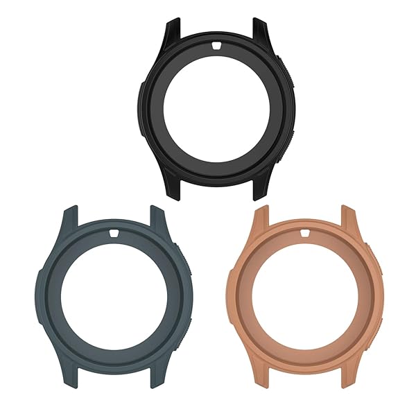 E ECSEM ECSEM 3-Pack Colorful Shock-Proof Case for Samsung Galaxy Watch 42mm - Slim Designer Sleeve Protector for SM-R810/SM-R815 - View 2 of 9