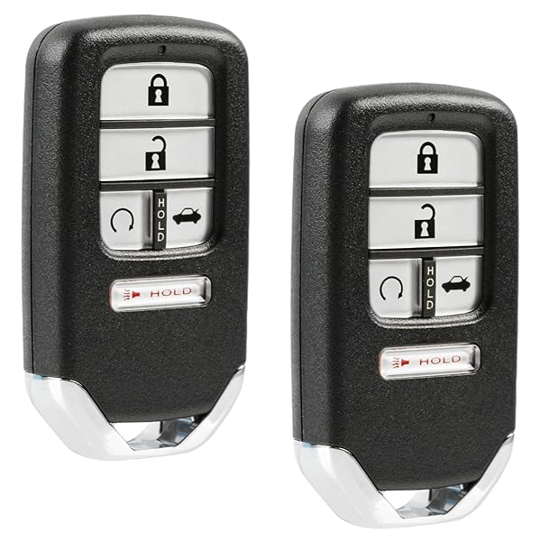 USARemote Smart Key Fob Keyless Entry Remote Set of 2 for 2016 2017 2018 Honda Civic EX LX KR5V2X - View 2 of 7