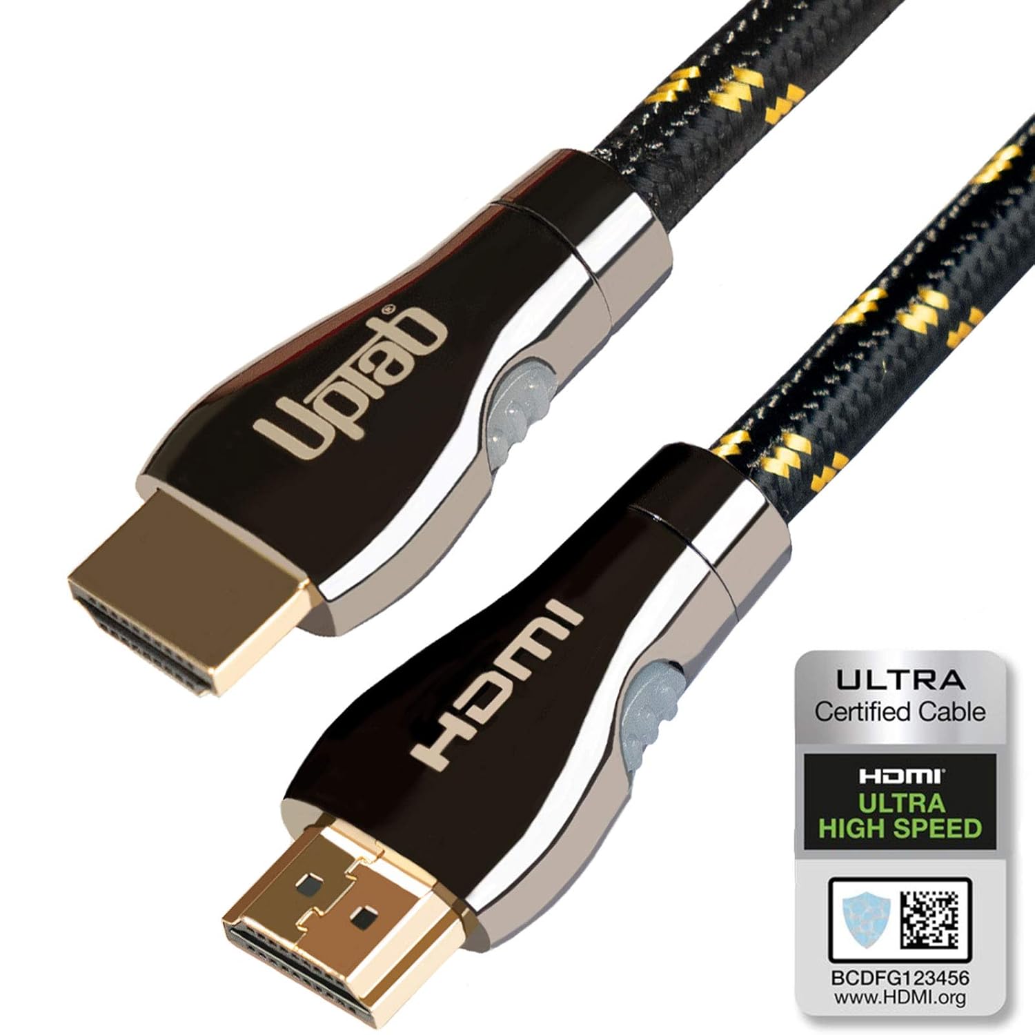uptab Uptab Certified HDMI Cable 10FT Ultra High Speed 48Gbps HDR for PS5 Xbox Series X RTX 4090 Apple TV 4K Roku Fire Sony LG