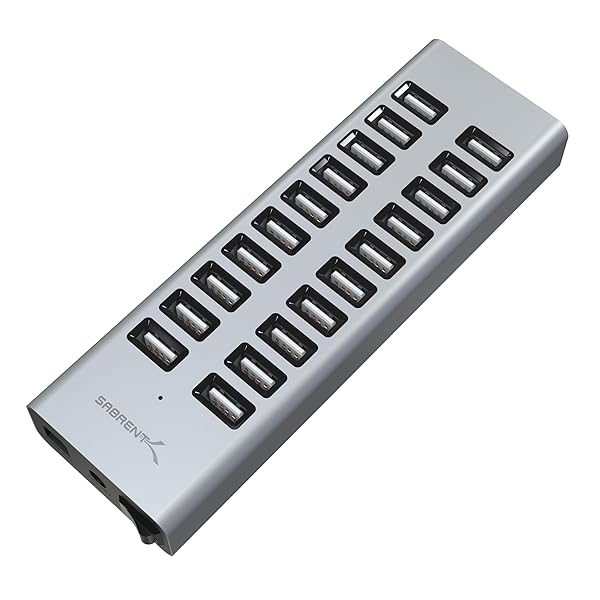 SABRENT SABRENT 90W 20-Port USB 2.0 Fast Charger with 12V Power Supply - Ultimate Charging Solution