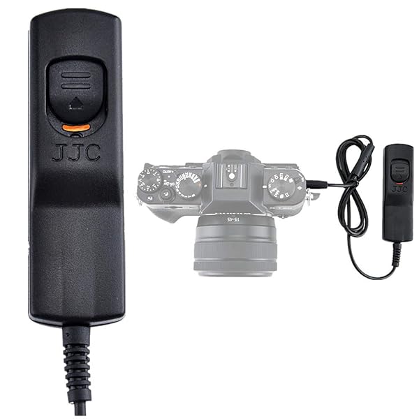 JJC Wired Shutter Release for Fujifilm X100VI, X-H2, XT Series & GFX Models - Replace RR-100