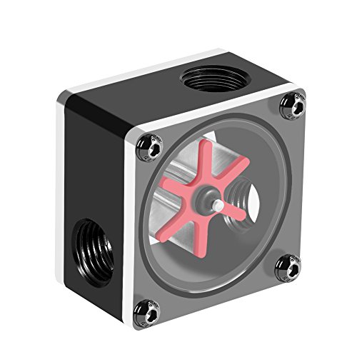 G14 Thread 6 Impeller Meter 3 Ways Indicator for PC Water Cooling System - View 7 of 8