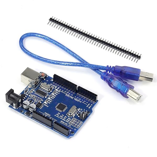 KeeYees KeeYees UNO R3 ATmega328P Microcontroller Development Board with USB Cable and Jumper Wires Compatible with Arduino IDE - View 5 of 9