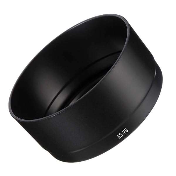 FocusFoto FocusFoto Bayonet Mount Lens Hood for Canon ES-78 - Perfect Fit for EF 50mm f/1.2L USM Lens