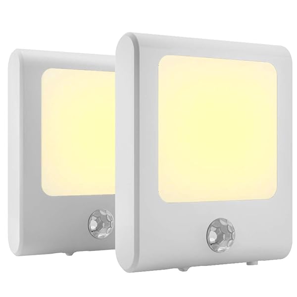 MAZ-TEK MAZ-TEK Motion Sensor Lights - Adjustable Brightness LED Night Light for Home, 2 Pack