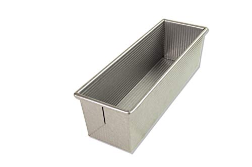 USA Pan USA Pan Bakeware Pullman Loaf Pan - Large Silver Design for Perfect Bread Baking