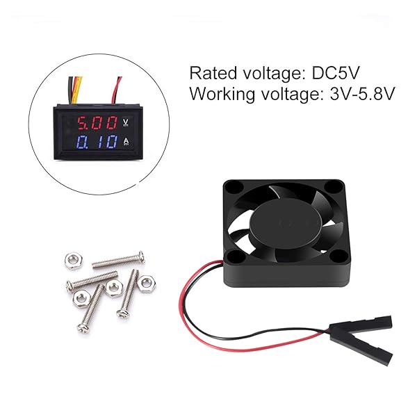 Aokin Aokin Raspberry Pi Cooling Fan 4 Pack Brushless DC 5V 3.3V CPU Fan for Raspberry Pi 4 B 3 B Plus 3 B 2 B 1 B Plus RetroFlag NESPI Case - View 4 of 8