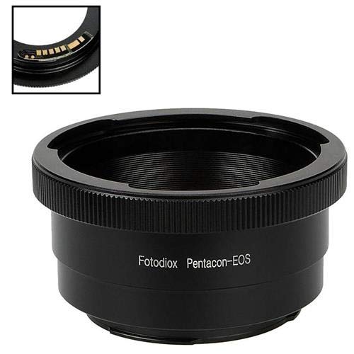 Fotodiox Lens Mount Adapter for Pentacon 6 Kiev 66 SLR Lens to Canon EOS D SLR Camera with Gen10 Focus Confirmation Chip