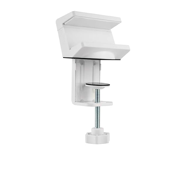 SIIG SIIG Power Strip Holder with Desk Clamp for Easy Cable Management and Mounting on Desktop Tables Fits 1.6 to 2.4 Inch Power Outlet Strips