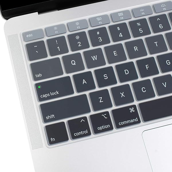 Batianda "Buy Batianda Ombre Keyboard Cover for MacBook Air 13" (2018/2019) - Silicone Skin, Touch ID, Gradient Grey" - View 6 of 7