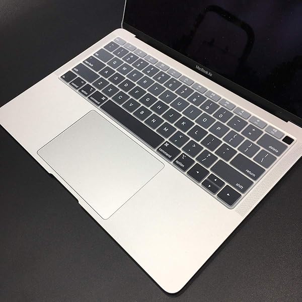 Batianda "Buy Batianda Ombre Keyboard Cover for MacBook Air 13" (2018/2019) - Silicone Skin, Touch ID, Gradient Grey" - View 7 of 7