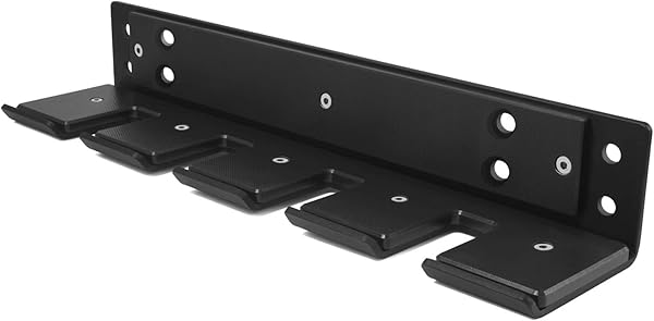 Yes4All Yes4All Vertical Wall Mounted Olympic Barbell Holder - Space-Saving Storage Rack for Home Gym | Holds 4 Bars