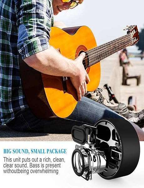 INSMY INSMY C12 Waterproof Bluetooth Speaker: Portable, Loud Sound, Suction Cup for Kayak & Beach - Perfect Gift! - View 10 of 10