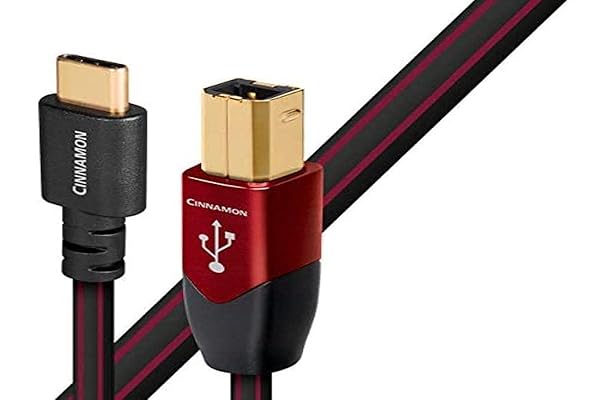 AudioQuest AudioQuest 0.75M Cinnamon USB 2.0 C>B Cable - High-Quality Audio Transfer - View 2 of 2