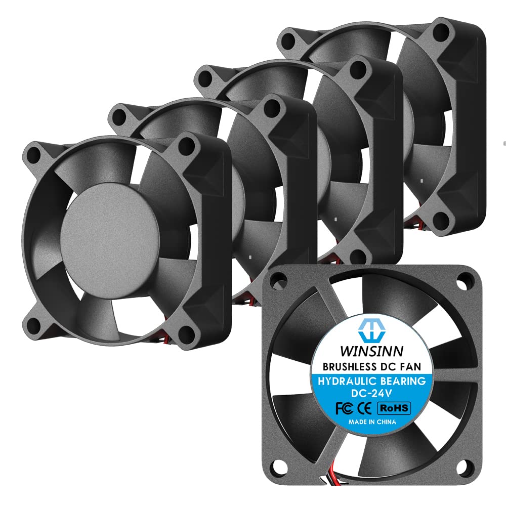 WINSINN WINSINN 30mm 5V Brushless Cooling Fans for 3D Printers Pack of 5 High Performance Hydraulic Bearing 3010 Micro Fans - View 6 of 6